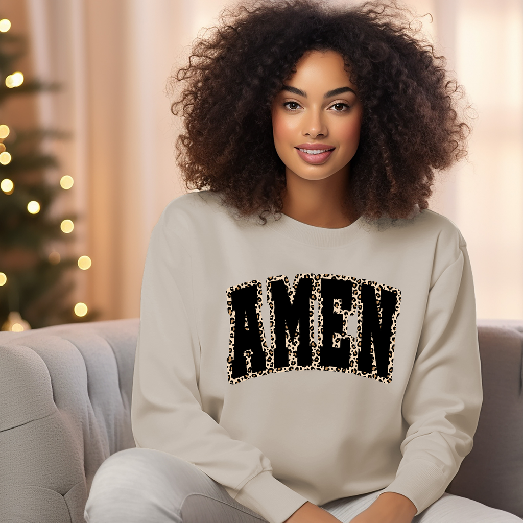 Amen sand crewneck (Pressing video attached)