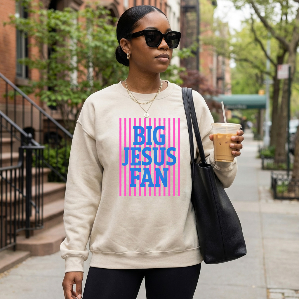Big Jesus Fan Sand