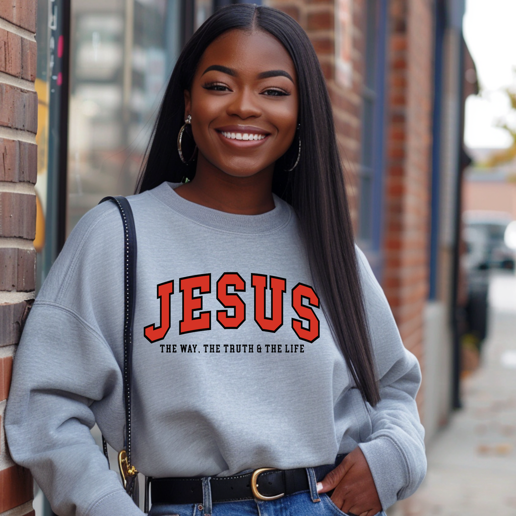 Jesus Ash crewneck (Pressing video attached)