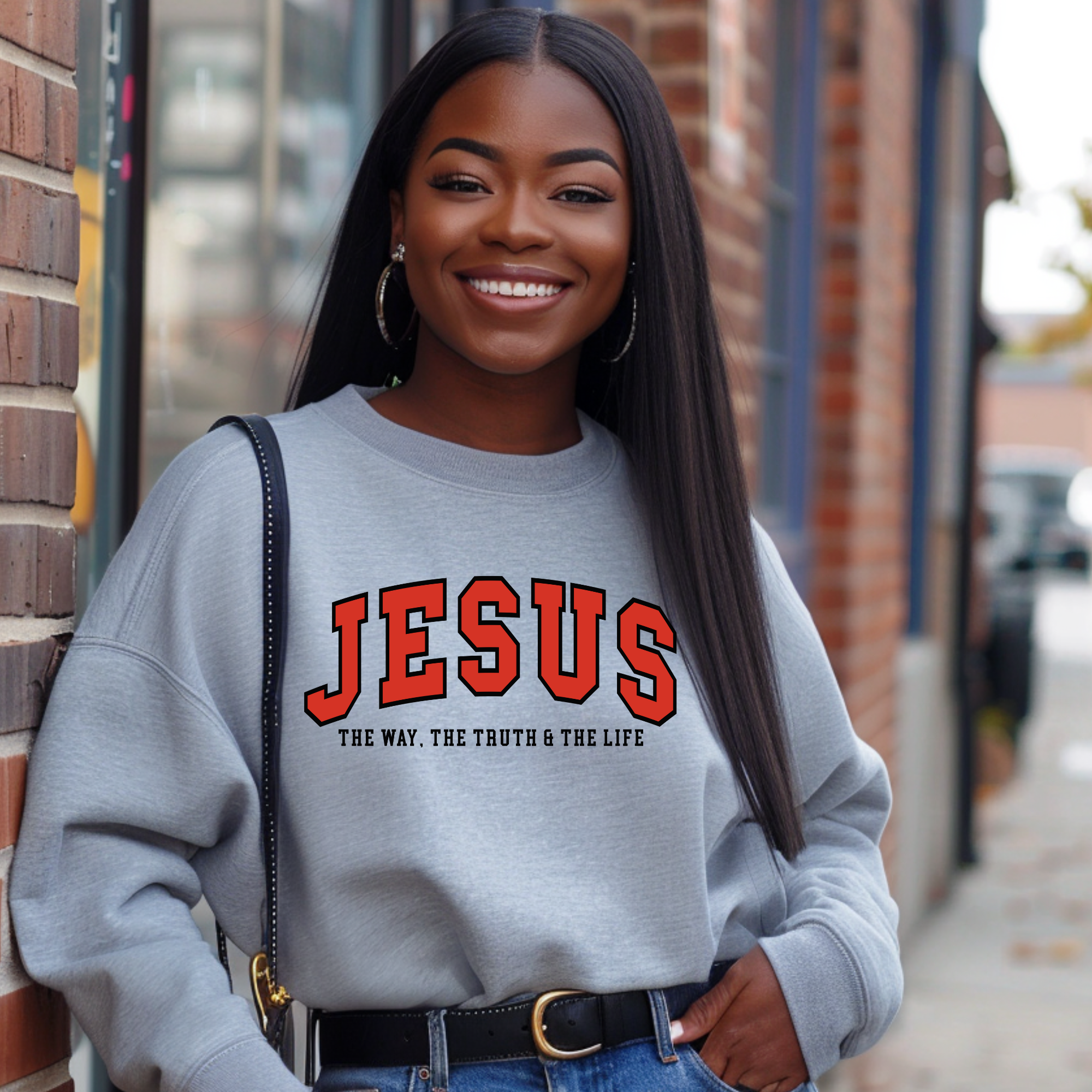 Jesus Ash crewneck (Pressing video attached)