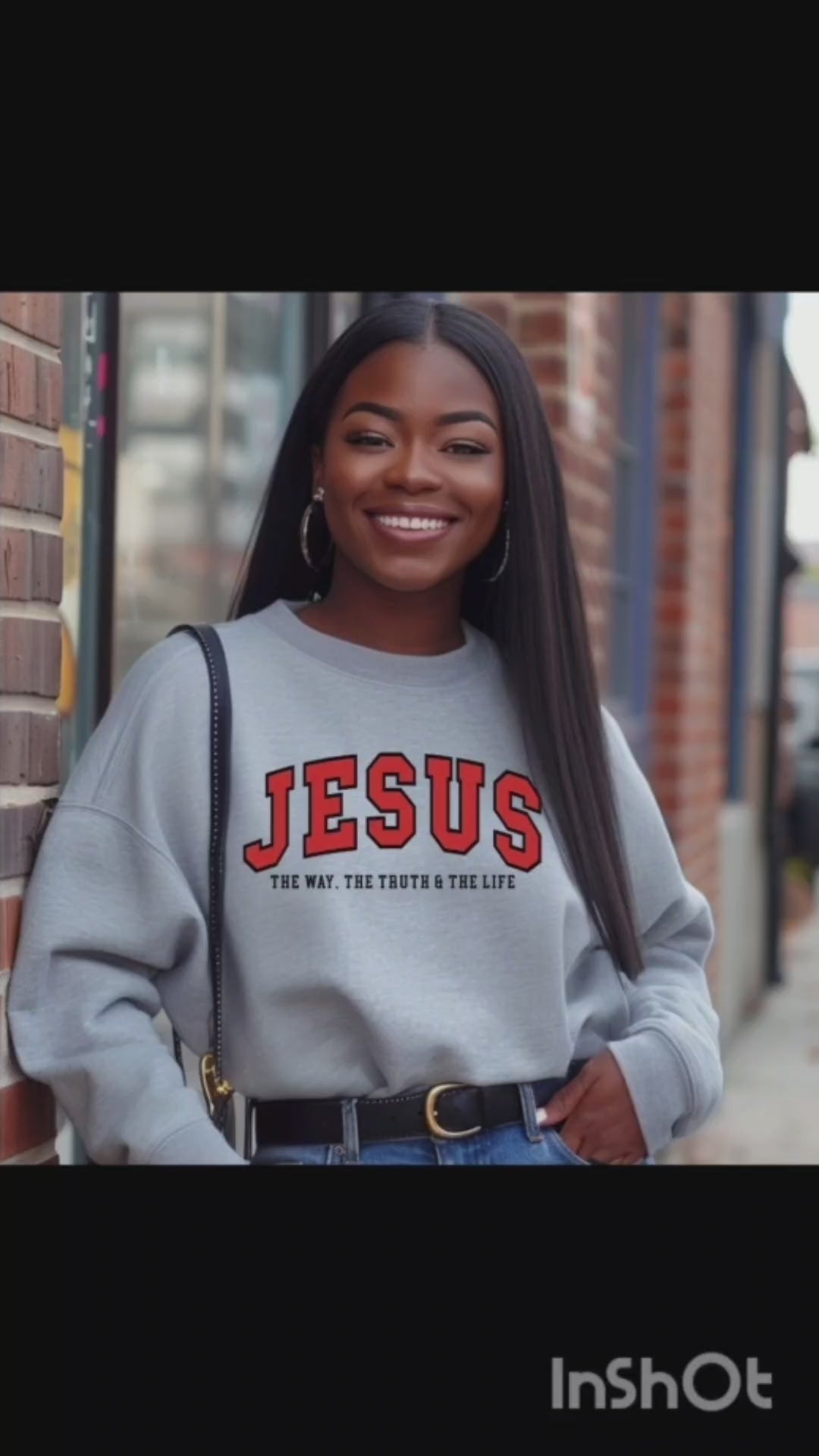Jesus Ash crewneck (Pressing video attached)